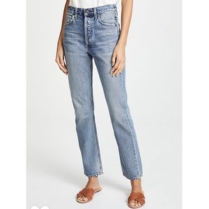 High Rise Straight Jeans